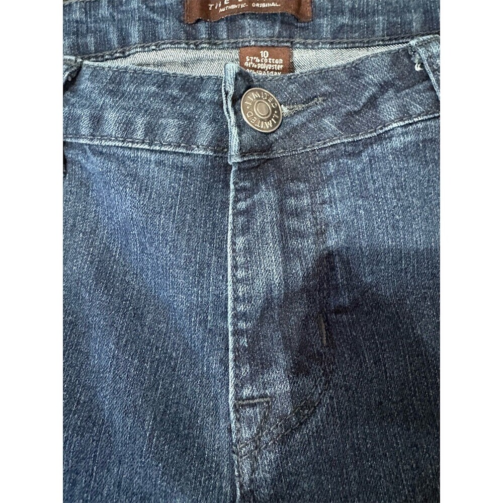 The Limited Jeans Womens Size 10 Dark Wash Blue Bootcut Stretch 32x30 - Picture 7 of 7